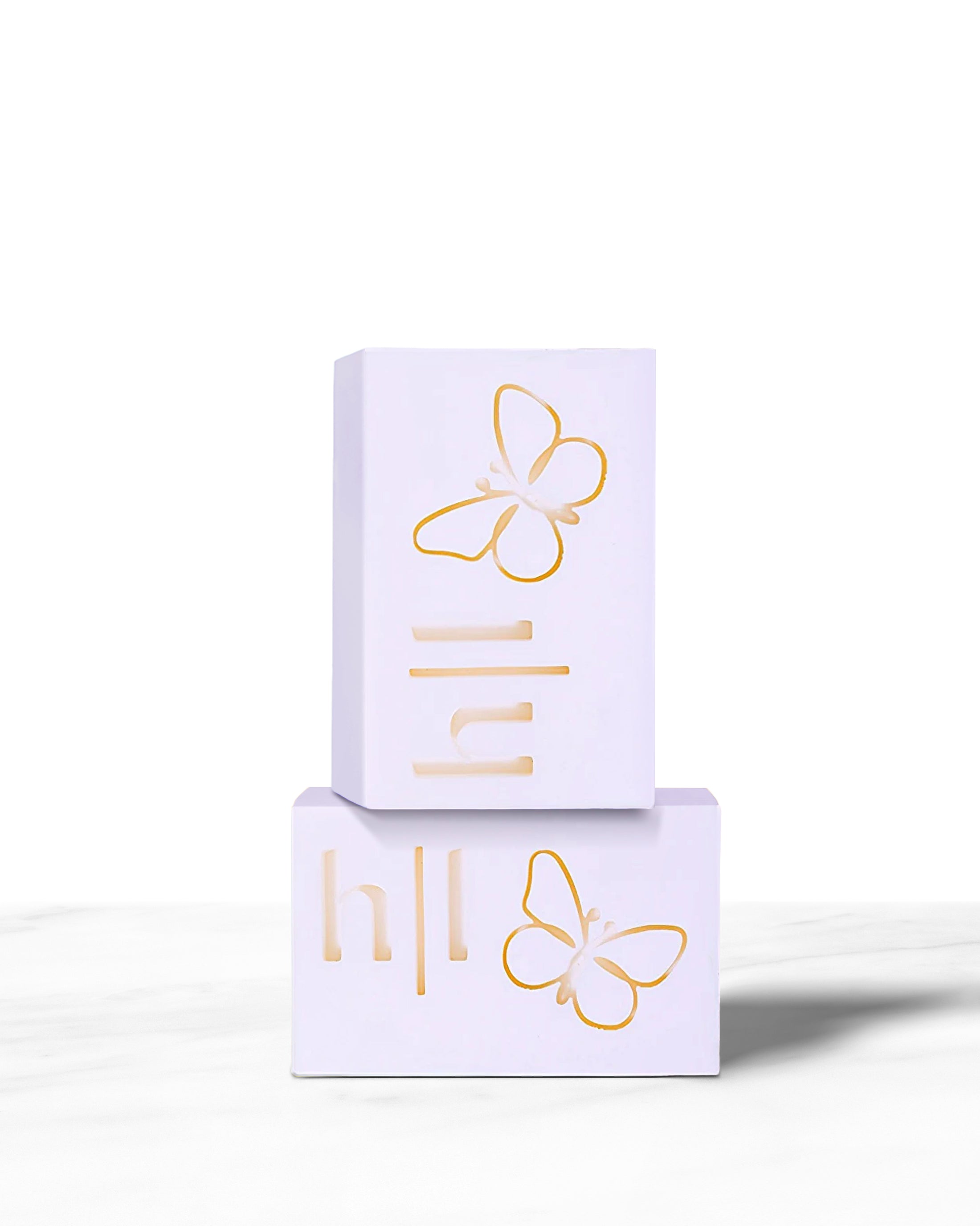 Halo Luna Orenne Blanc, white fragrance-free bar soap