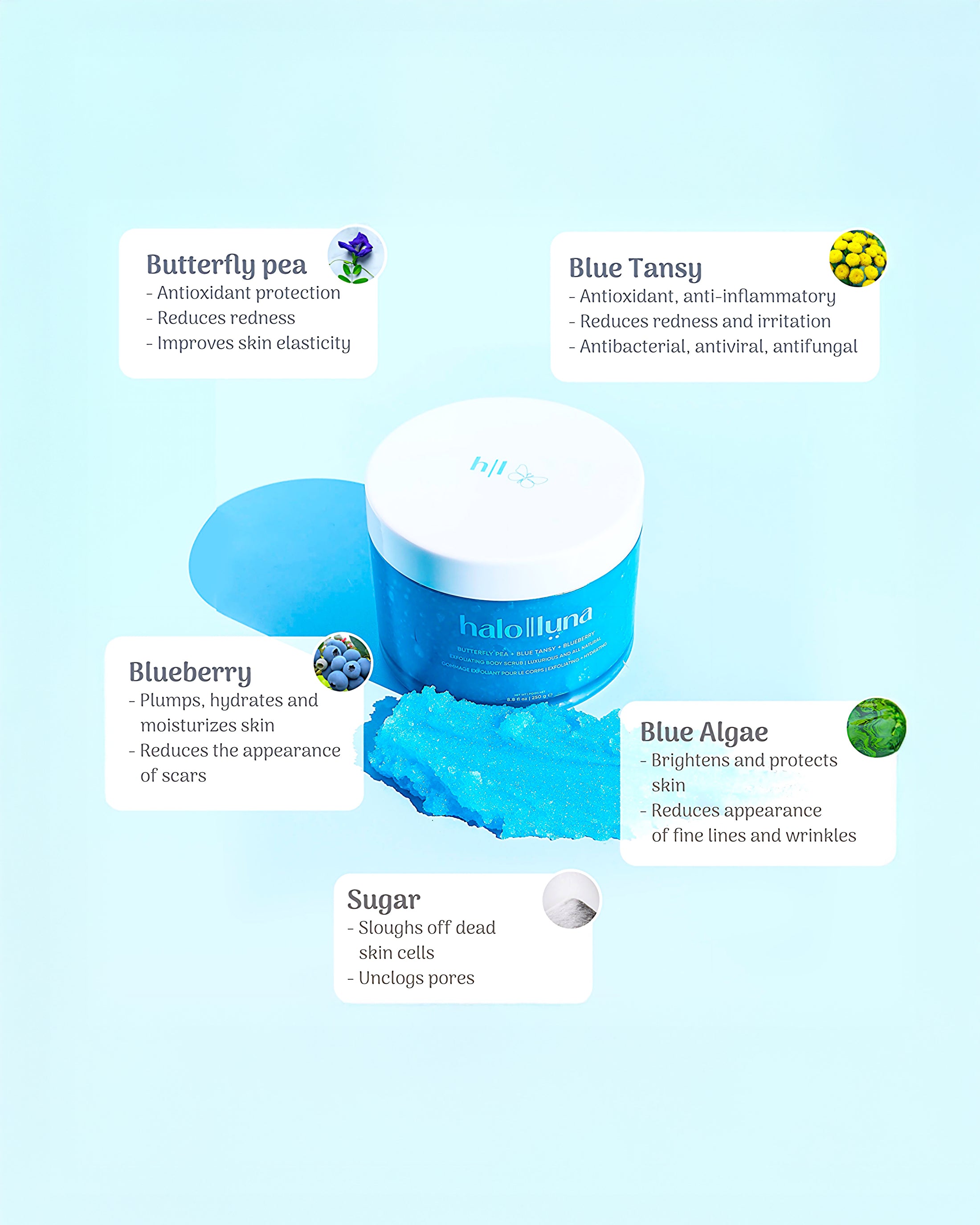 Velire Blu Exfoliating Body Scrub